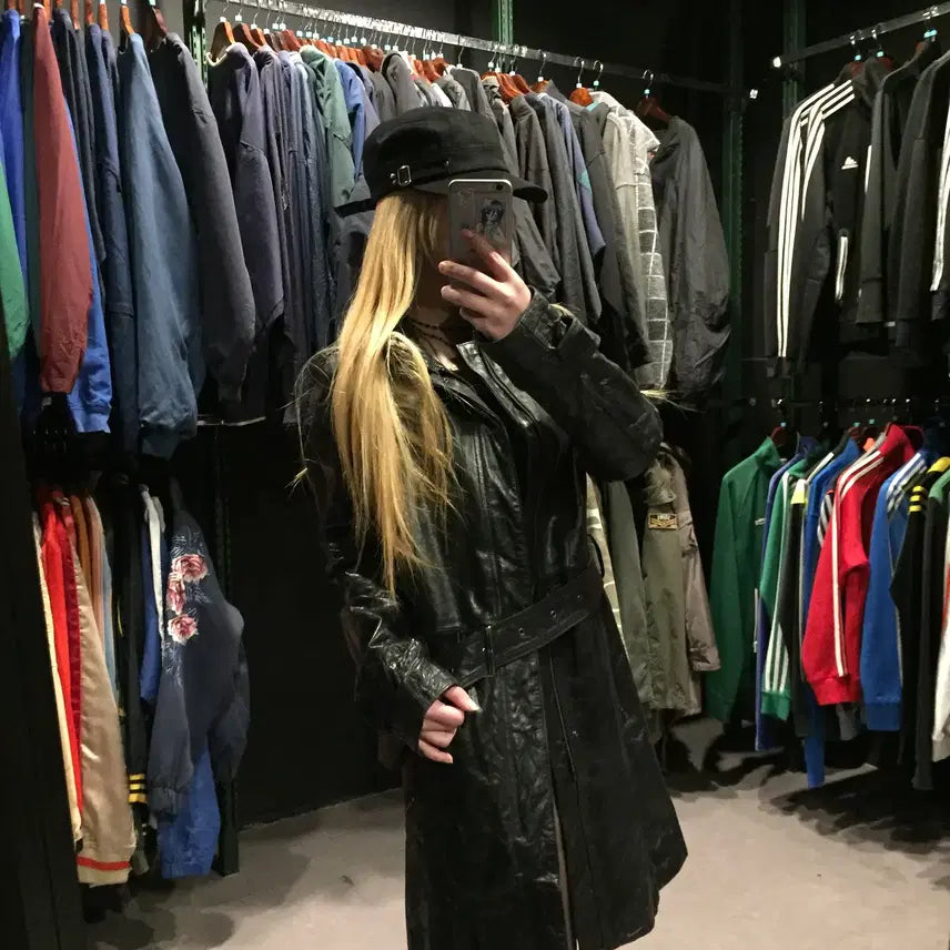 [BUNJANG] TORNADO MART Leather Jacket Black / (756) TORNADO MART 토네이도마트 가죽자켓 블랙
