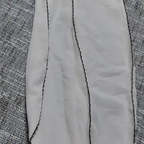 [BUNJANG] Malla Ivory Volume Blouse / [38] Malla 마라 소매 배색 볼륨 블라우스 니트