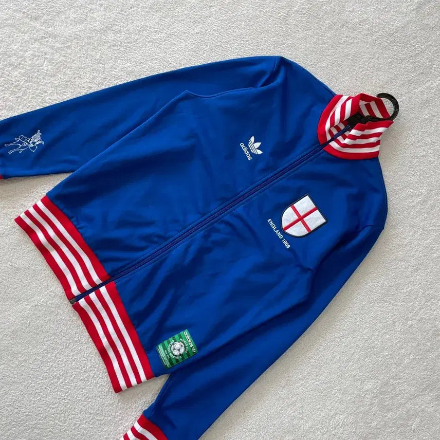 [BUNJANG] Adidas England National Team Track Top Jersey / M 아디다스 잉글랜드 국대 트랙탑 져지 95 파랑