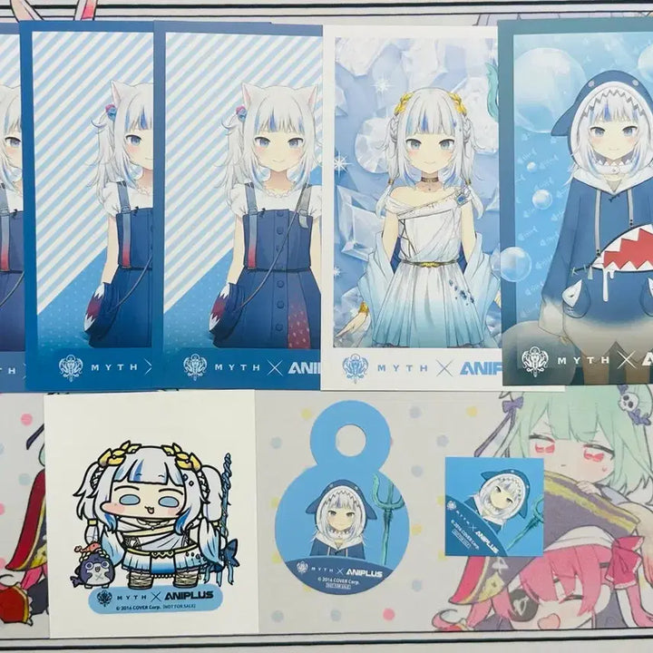[BUNJANG] Hololive Gawr Gura Goods Bundle Set / 홀로라이브 가우르 구라 굿즈 세트 일괄