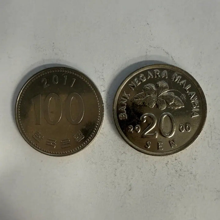 [BUNJANG] Malaysia 20 Cent Coin S1345 / 2000년 말레이시아 20센 동전 S1345