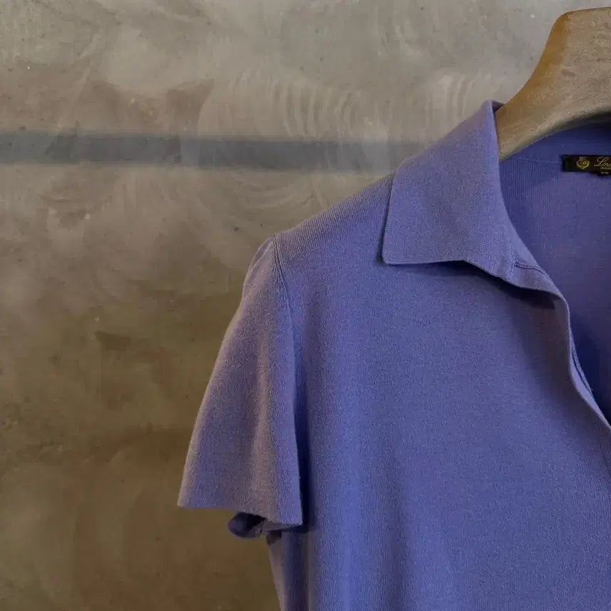[BUNJANG] Loro Piana Open Collar Neck T-shirt Women&