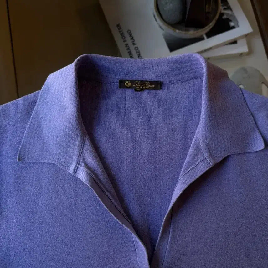 [BUNJANG] Loro Piana Open Collar Neck T-shirt Women&