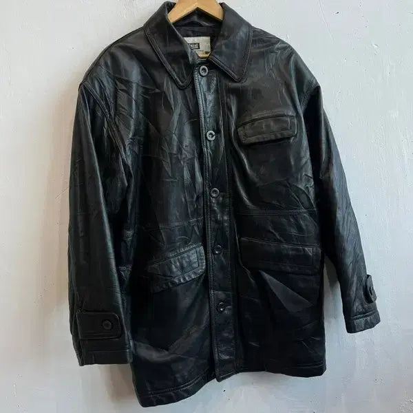 [BUNJANG] IXI:Z Lambskin Car Coat / IXI:Z 양가죽 카코트