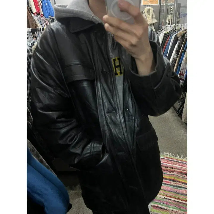 [BUNJANG] IXI:Z Lambskin Car Coat / IXI:Z 양가죽 카코트