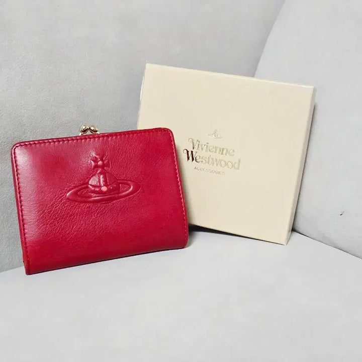 [BUNJANG] Vivienne Westwood Chelsea Red Orb Wallet / 비비안웨스트우드 레드 반지갑(정품/무료배송)