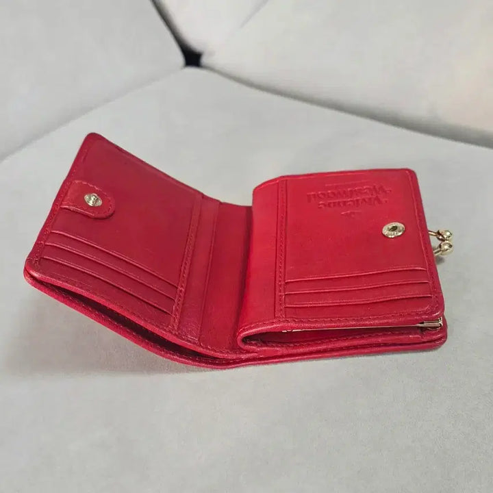 [BUNJANG] Vivienne Westwood Chelsea Red Orb Wallet / 비비안웨스트우드 레드 반지갑(정품/무료배송)