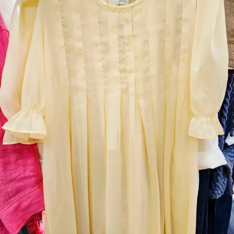 [BUNJANG] Organza/Sheer Mini Dress / [새상품]오간자/시스루 미니 원피스