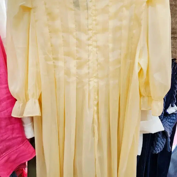 [BUNJANG] Organza/Sheer Mini Dress / [새상품]오간자/시스루 미니 원피스