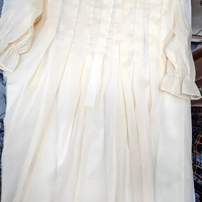 [BUNJANG] Organza/Sheer Mini Dress / [새상품]오간자/시스루 미니 원피스