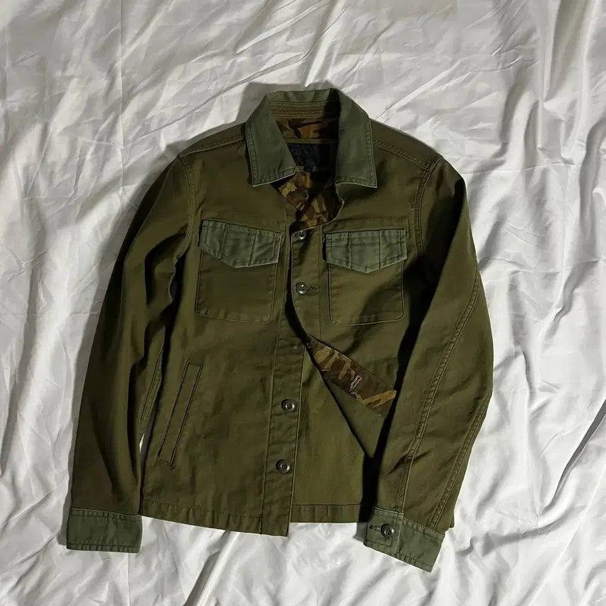 [BUNJANG] Luv Maison Jack Rose Camo Military Jacket / Luv Maison . 잭로즈 카모 밀리터리 자켓