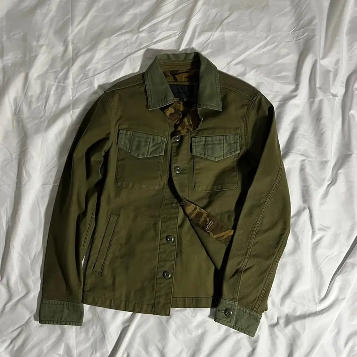 [BUNJANG] Luv Maison Jack Rose Camo Military Jacket / Luv Maison . 잭로즈 카모 밀리터리 자켓