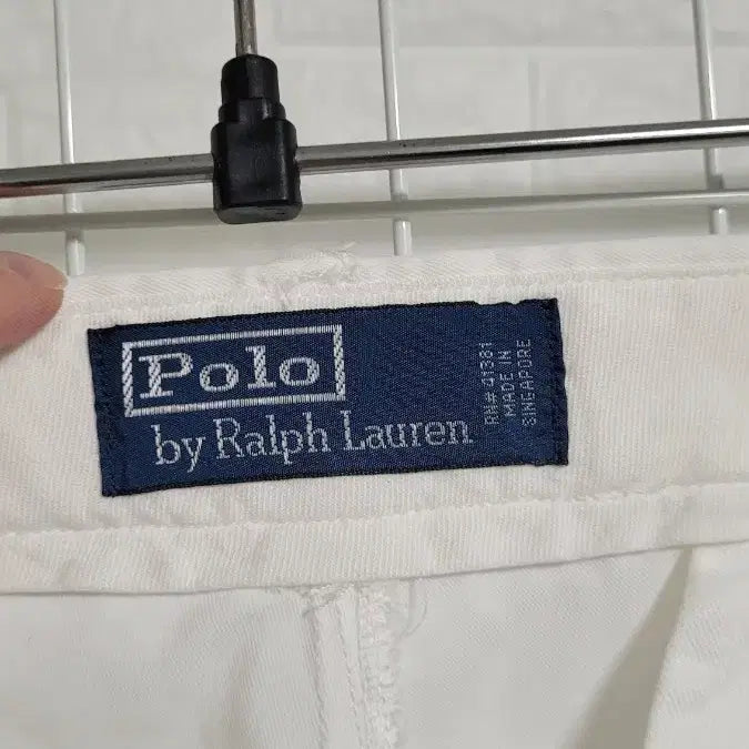 [BUNJANG] Polo Ralph Lauren Off-White Cotton Pants / [35]폴로랄프로렌 오프화이트 ykk지퍼디테일 코튼 면바지 35