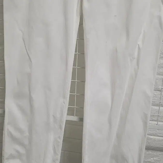 [BUNJANG] Polo Ralph Lauren Off-White Cotton Pants / [35]폴로랄프로렌 오프화이트 ykk지퍼디테일 코튼 면바지 35