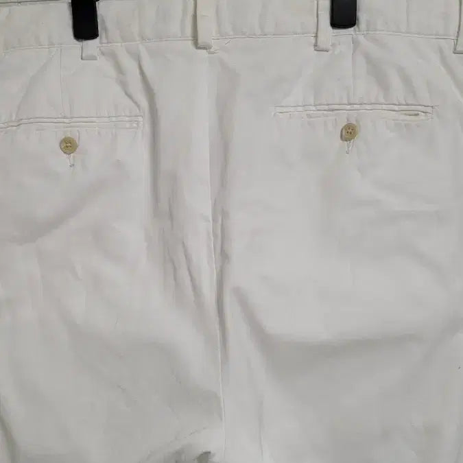[BUNJANG] Polo Ralph Lauren Off-White Cotton Pants / [35]폴로랄프로렌 오프화이트 ykk지퍼디테일 코튼 면바지 35