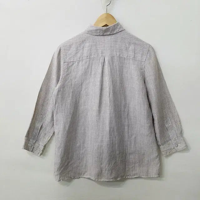 [BUNJANG] Pallas Palace Linen 100% Striped Blouse / pallas palace 린넨 100% 스트라이프 블라우스