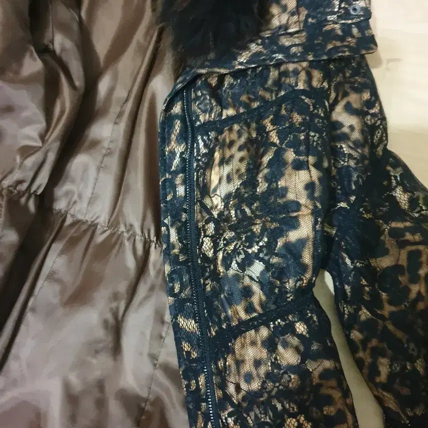 [BUNJANG] Maxcartigio Floral Mesh Padded Jacket / 겉감 플라워망사로 예쁜패딩 85  키160  막스까르띠지오