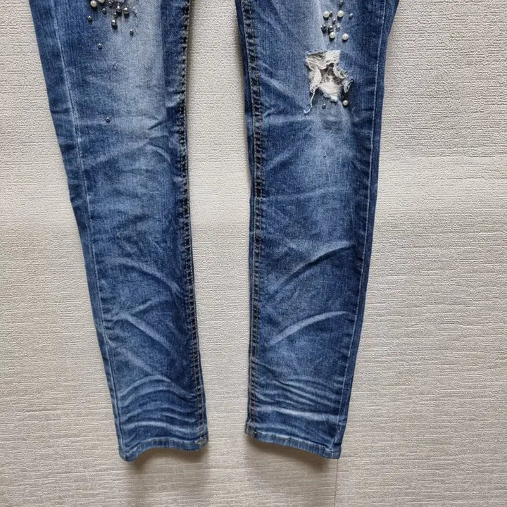 [BUNJANG] MA243 Washed Denim Jeans / 마243 워싱 데님 청바지