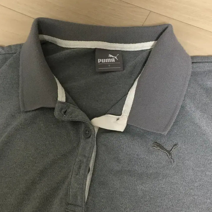 [BUNJANG] Puma Gray Polo T-shirt / 푸마 그레이 카라 반팔 티셔츠