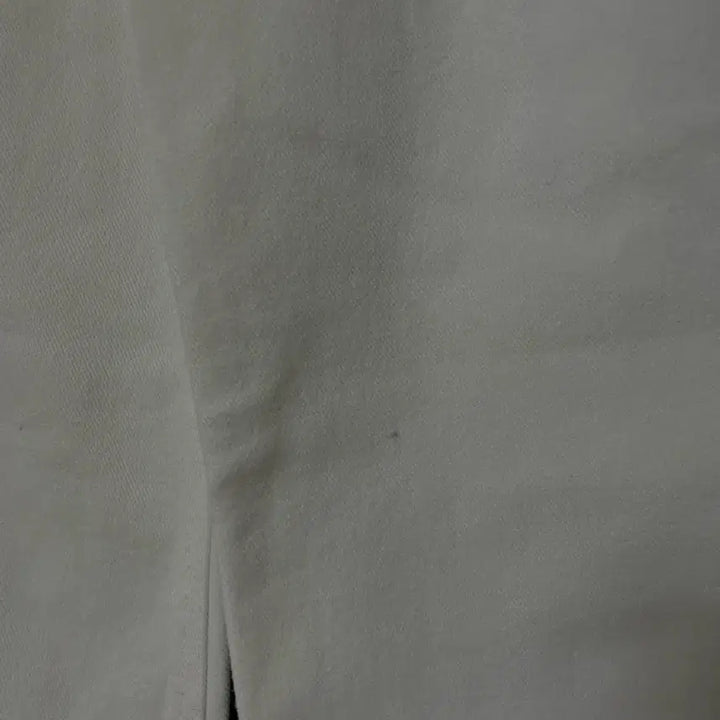 [BUNJANG] Unbranded White Fleece Trousers / [25] 기모흰통바지(새옷)