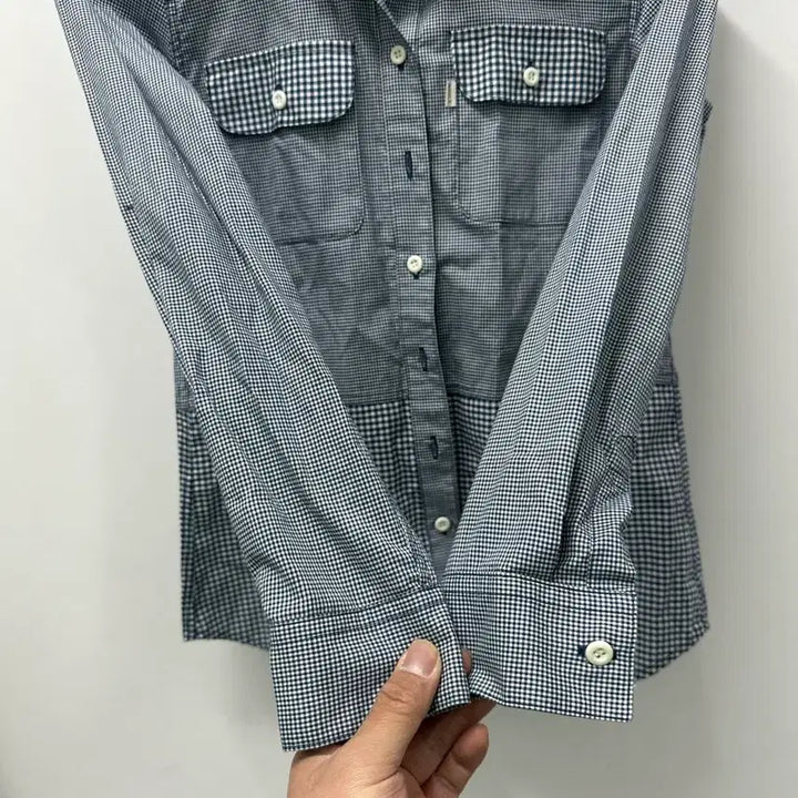 [BUNJANG] AIGLE Gingham Check Long Sleeve Shirt (Size 95) / [만원 아라비아빈티지] AIGLE 깅엄 체크 긴팔 셔츠 95