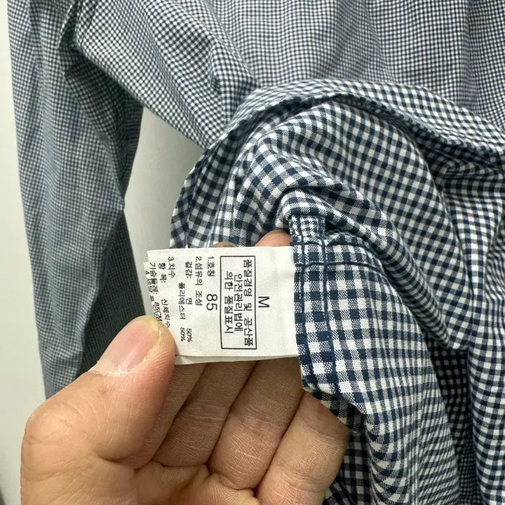 [BUNJANG] AIGLE Gingham Check Long Sleeve Shirt (Size 95) / [만원 아라비아빈티지] AIGLE 깅엄 체크 긴팔 셔츠 95