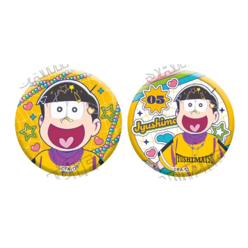 [BUNJANG] Osomatsu-san Jyushimatsu Bundle Set / 오소마츠상 데코라 포토카드 아크릴카드 캔뱃지 일괄 쥬시마츠 5