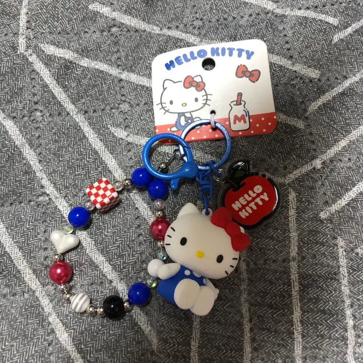 [BUNJANG] Hello Kitty Flight Attendant Figure Bundle Set / 헬로키티 승무원 저금통피규어&amp;스티커&amp;키링 세트