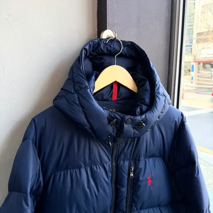 [BUNJANG] Polo Ralph Lauren Gorham Hooded Down Padded Jumper / XL/ 폴로 랄프로렌 고햄 후디드 다운 패딩 점퍼