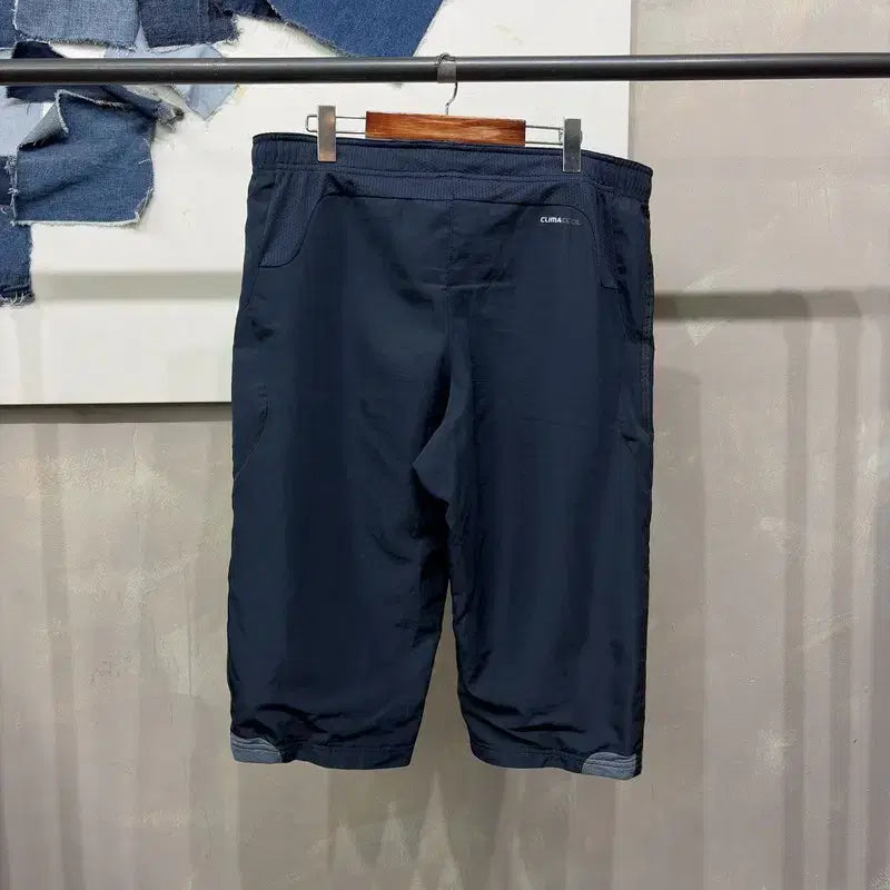 [BUNJANG] Adidas Big Size Three-Stripe Track Shorts / (빅사이즈) 아디다스 캐주얼 삼선 밴딩 트랙 반바지