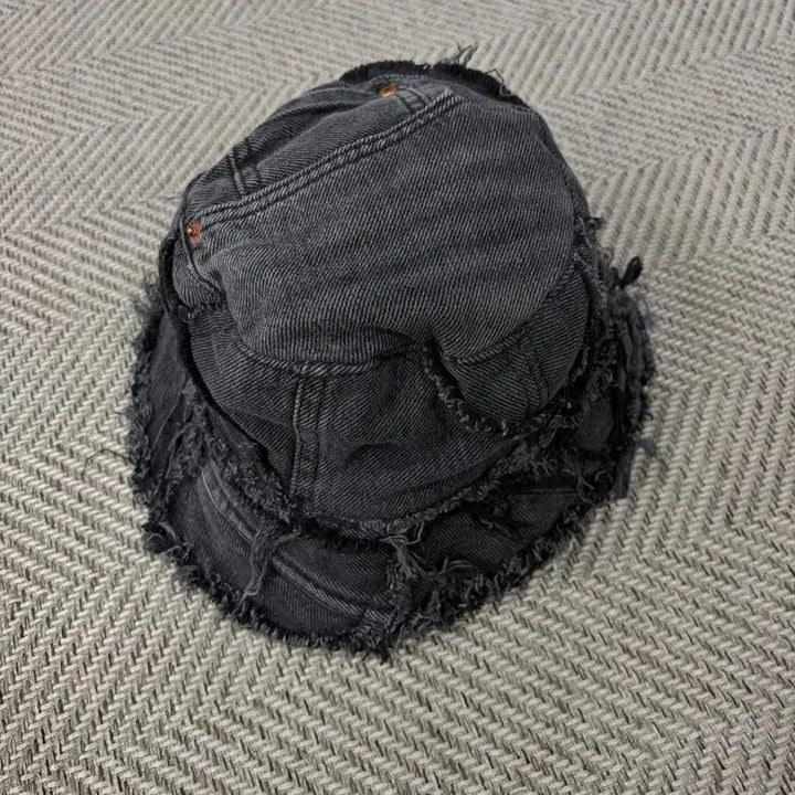 [BUNJANG] Patchwork Denim Bucket Hat / 패치워크 데님 버킷햇 v2387