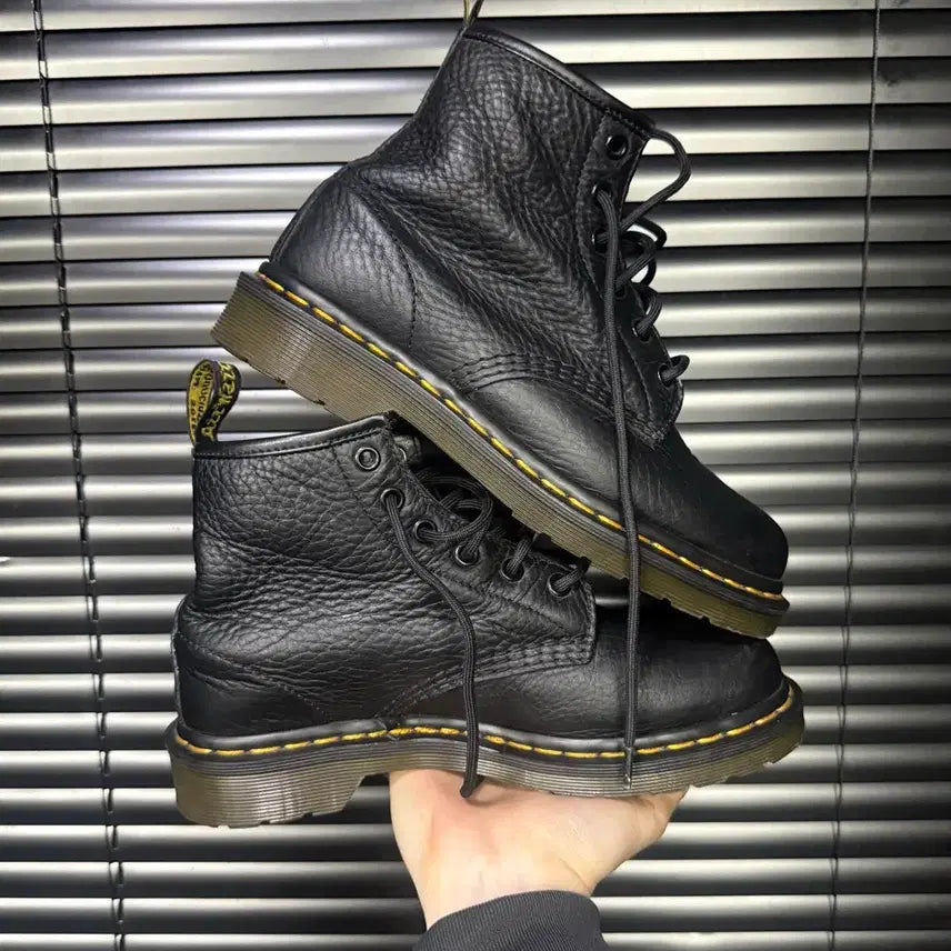 [BUNJANG] Dr. Martens 101 6-Hole Leather Boots (UK5) / 닥터마틴 101 6홀 가죽 부츠 레더 240 무광 빈티지 uk5 블랙