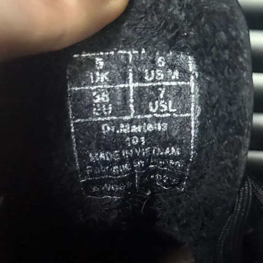 [BUNJANG] Dr. Martens 101 6-Hole Leather Boots (UK5) / 닥터마틴 101 6홀 가죽 부츠 레더 240 무광 빈티지 uk5 블랙