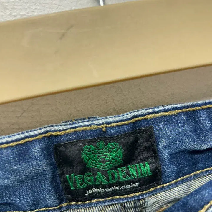 [BUNJANG] Denim Pants 7/10 Length / 데미지 워싱 7부 데님 팬츠 34사이즈