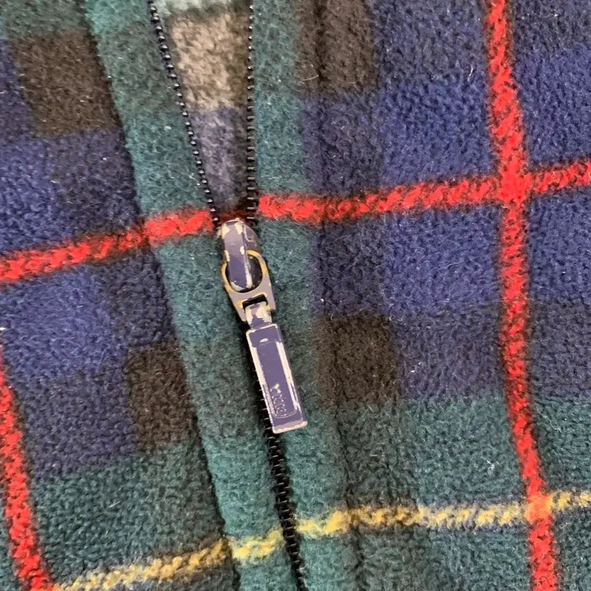 [BUNJANG] Uniqlo Tartan Check Fleece Jacket / 유니클로 타탄체크 후리스(L) 플리스 자켓