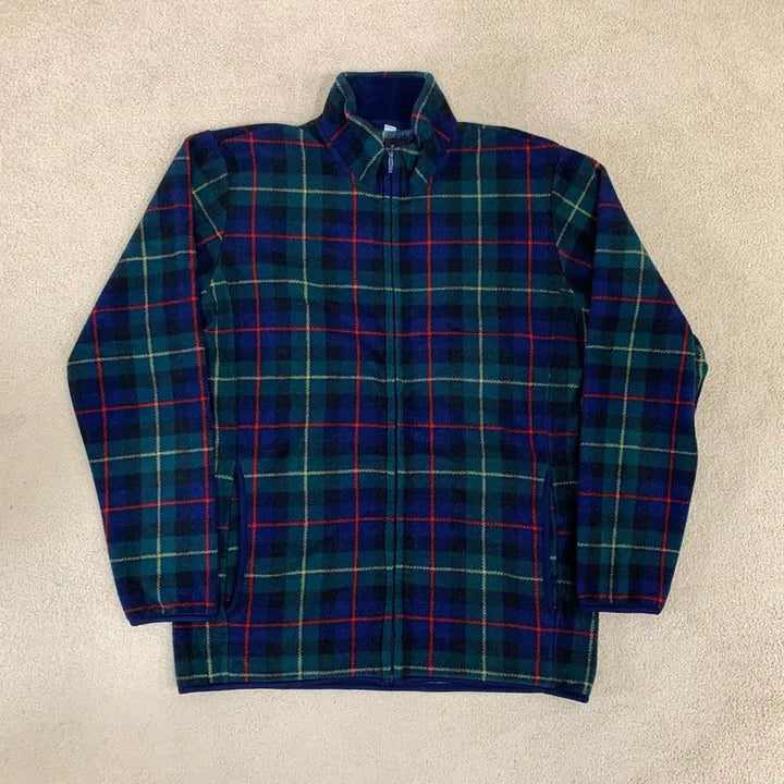 [BUNJANG] Uniqlo Tartan Check Fleece Jacket / 유니클로 타탄체크 후리스(L) 플리스 자켓