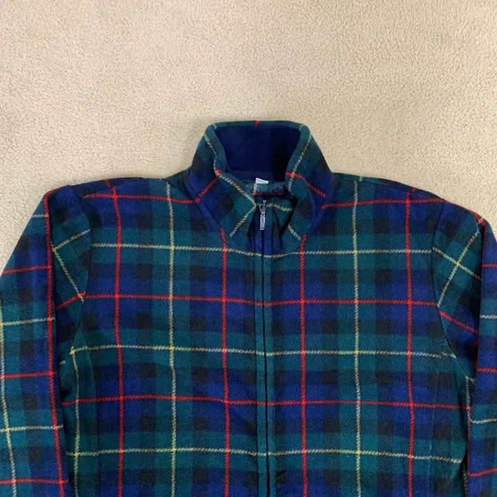 [BUNJANG] Uniqlo Tartan Check Fleece Jacket / 유니클로 타탄체크 후리스(L) 플리스 자켓
