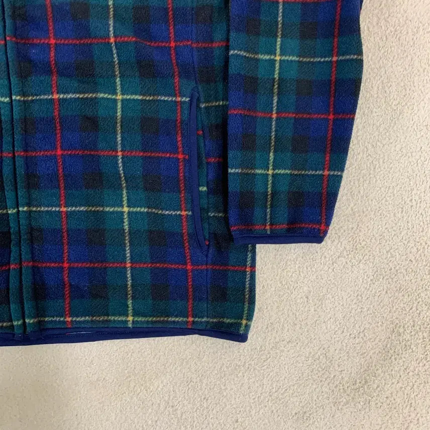 [BUNJANG] Uniqlo Tartan Check Fleece Jacket / 유니클로 타탄체크 후리스(L) 플리스 자켓