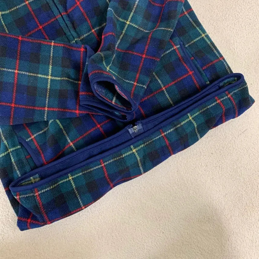 [BUNJANG] Uniqlo Tartan Check Fleece Jacket / 유니클로 타탄체크 후리스(L) 플리스 자켓