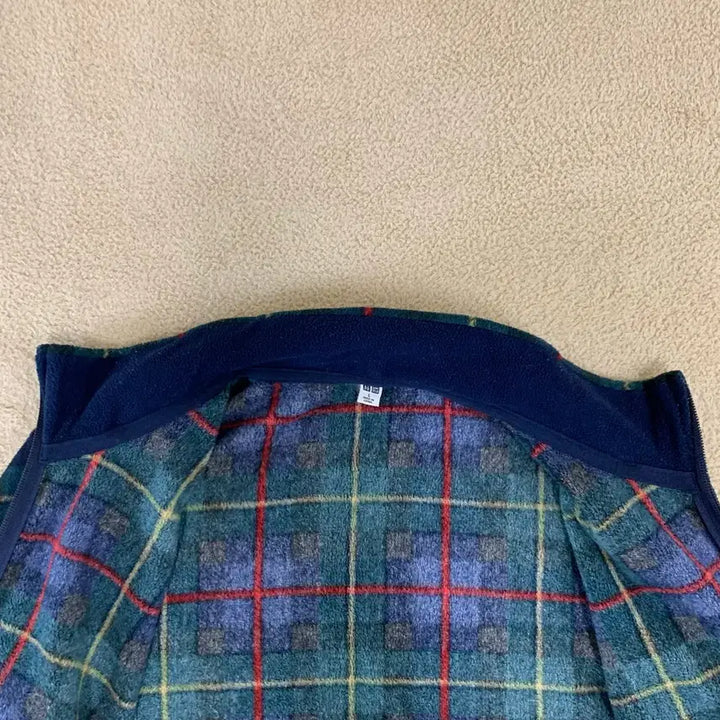 [BUNJANG] Uniqlo Tartan Check Fleece Jacket / 유니클로 타탄체크 후리스(L) 플리스 자켓