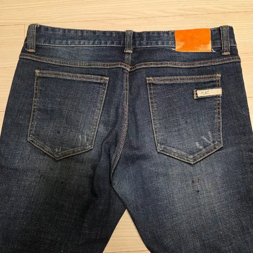 [SOLD OUT] [무료배송]PLAC 데님 청바지 데미지진 남자34인치
