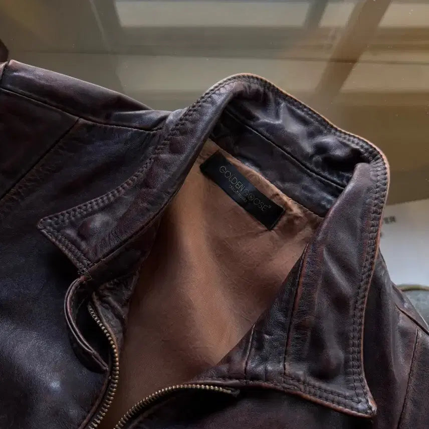 [BUNJANG] Golden Goose Single Rider Leather Jacket (Women&