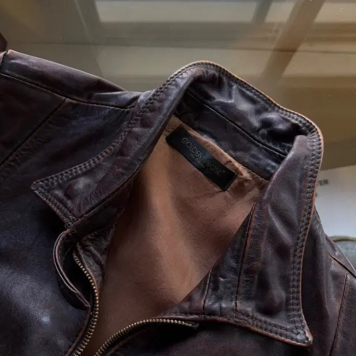 [BUNJANG] Golden Goose Single Rider Leather Jacket (Women&