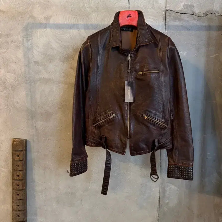 [BUNJANG] Golden Goose Single Rider Leather Jacket (Women&