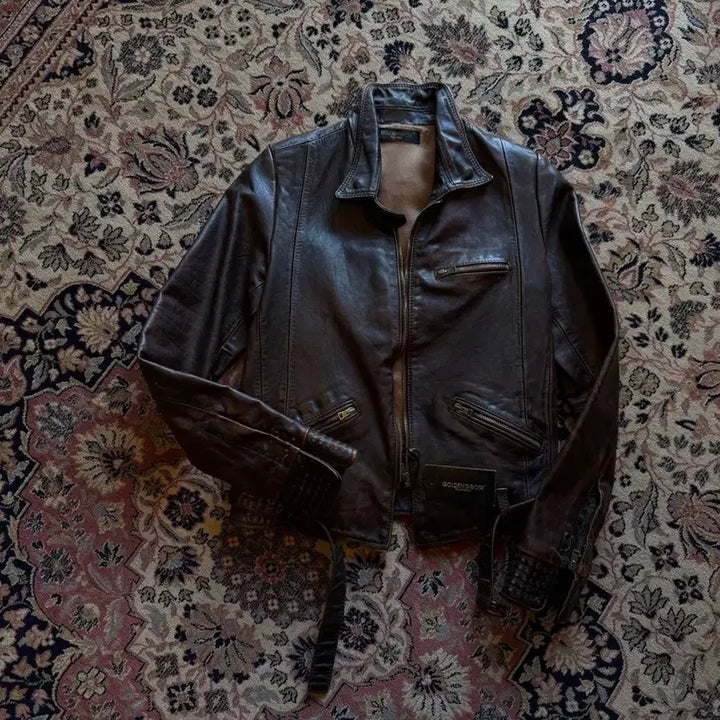 [BUNJANG] Golden Goose Single Rider Leather Jacket (Women&