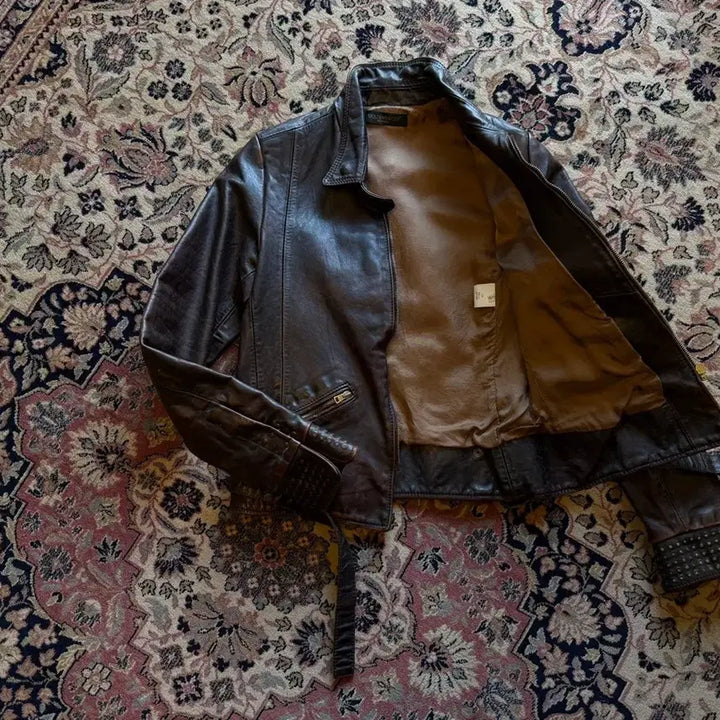 [BUNJANG] Golden Goose Single Rider Leather Jacket (Women&