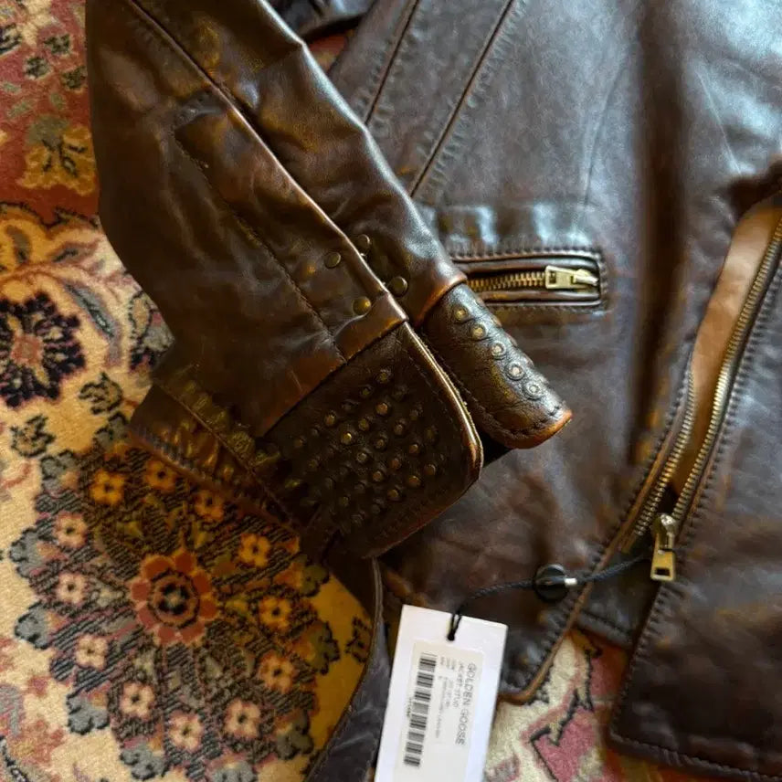 [BUNJANG] Golden Goose Single Rider Leather Jacket (Women&