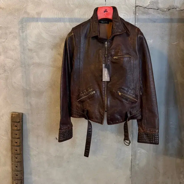[BUNJANG] Golden Goose Single Rider Leather Jacket (Women&