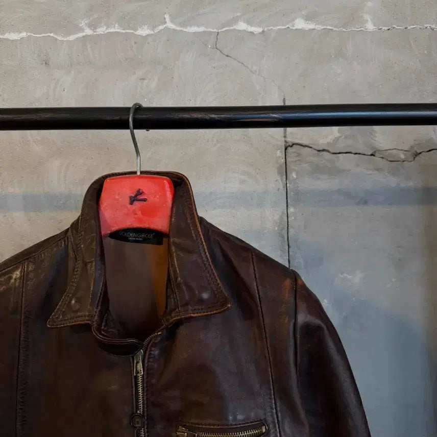 [BUNJANG] Golden Goose Single Rider Leather Jacket (Women&