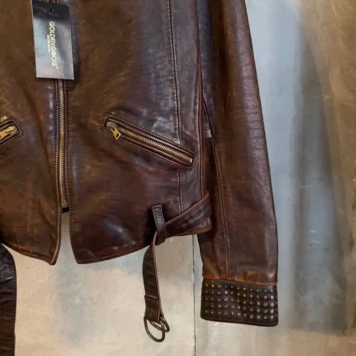 [BUNJANG] Golden Goose Single Rider Leather Jacket (Women&